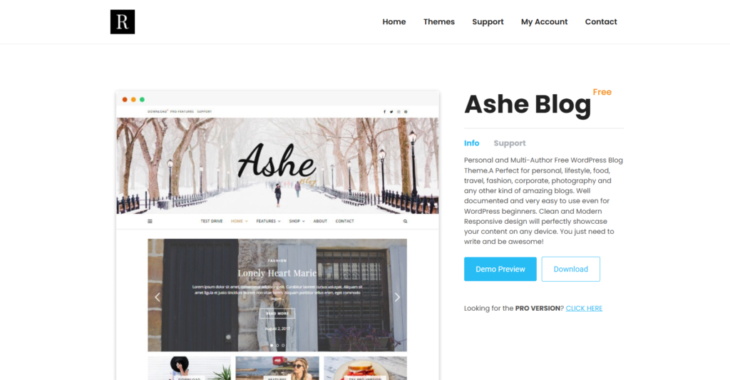 ashe-top-wordpress-themes