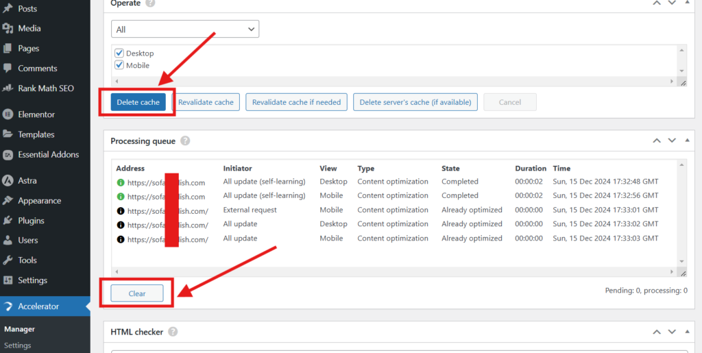 delete-cache-and-clear-processing-queue