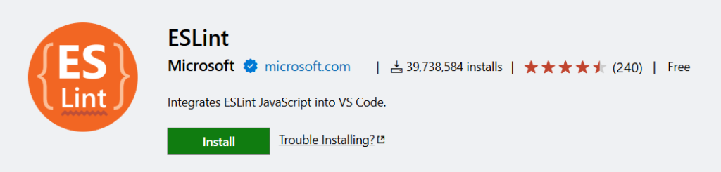eslint-vs-code-extensions